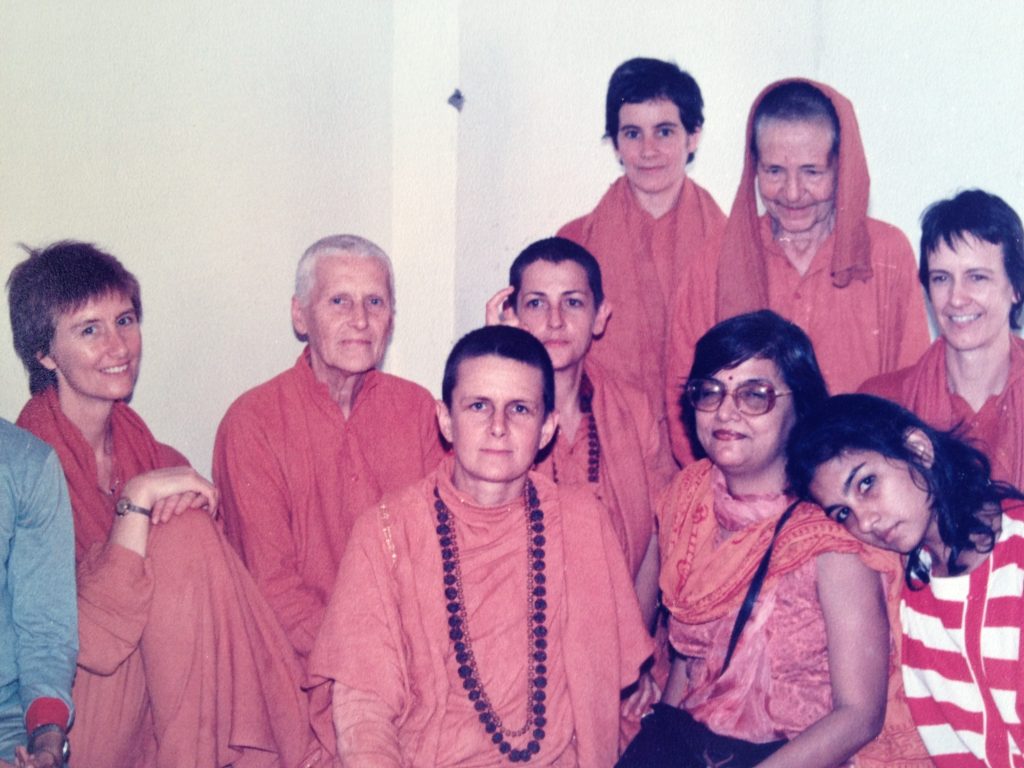 Alakh Analda with other Swamis in India 1985