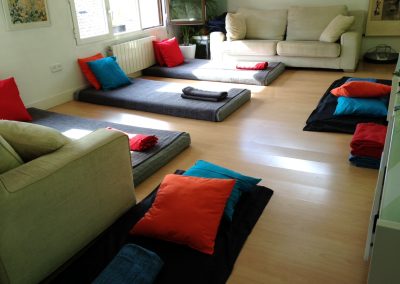 One room is ready for Breathwork Mastery RBM training in Spain 2013